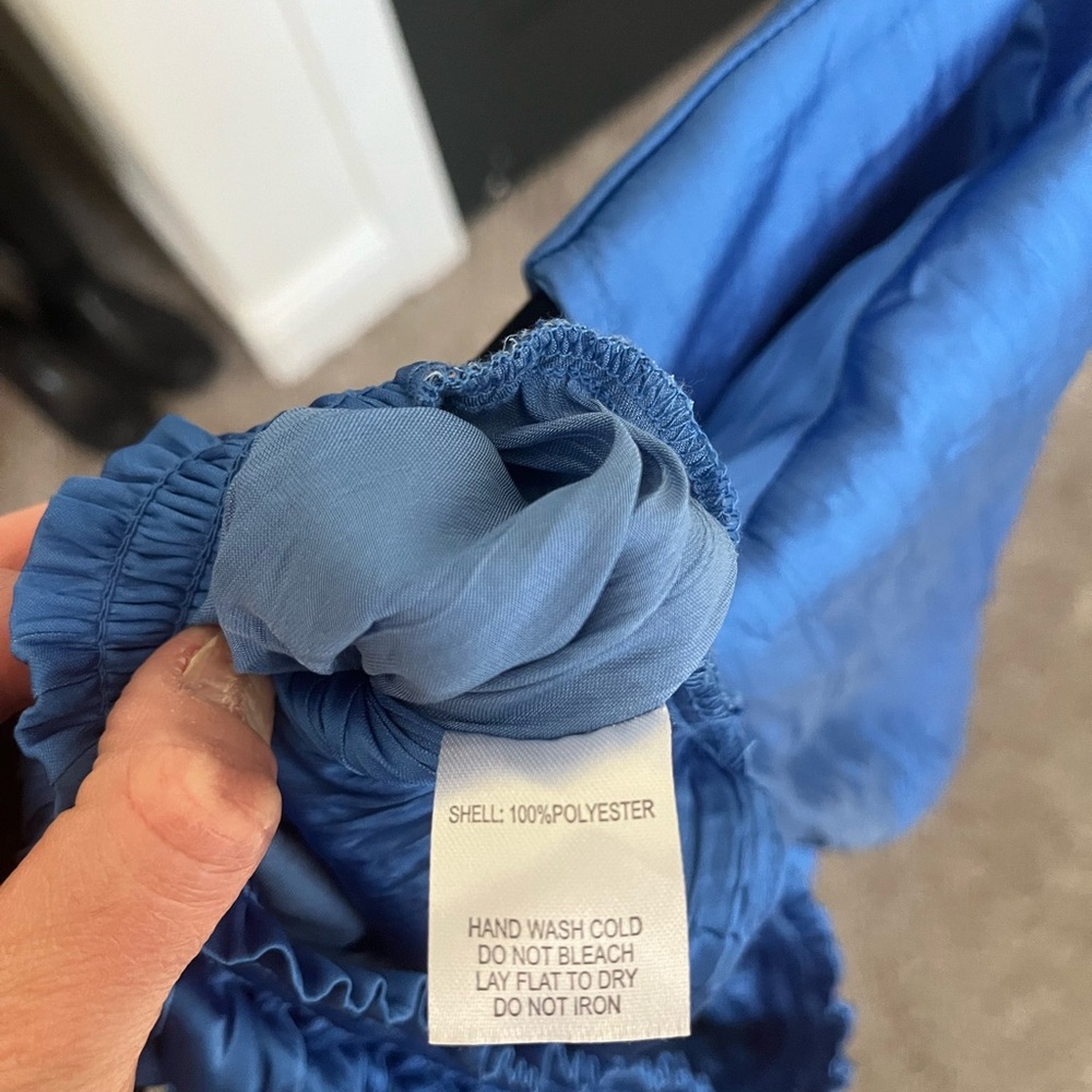 NWT House of Harlow Blue Matching pant/blouse set - Size Small - Picture 2 of 16
